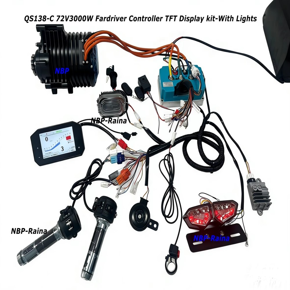 72V 3000W Mid Drive Motor Kit  - Mid Drive Motor Kit 72V 3000W 评论和价格