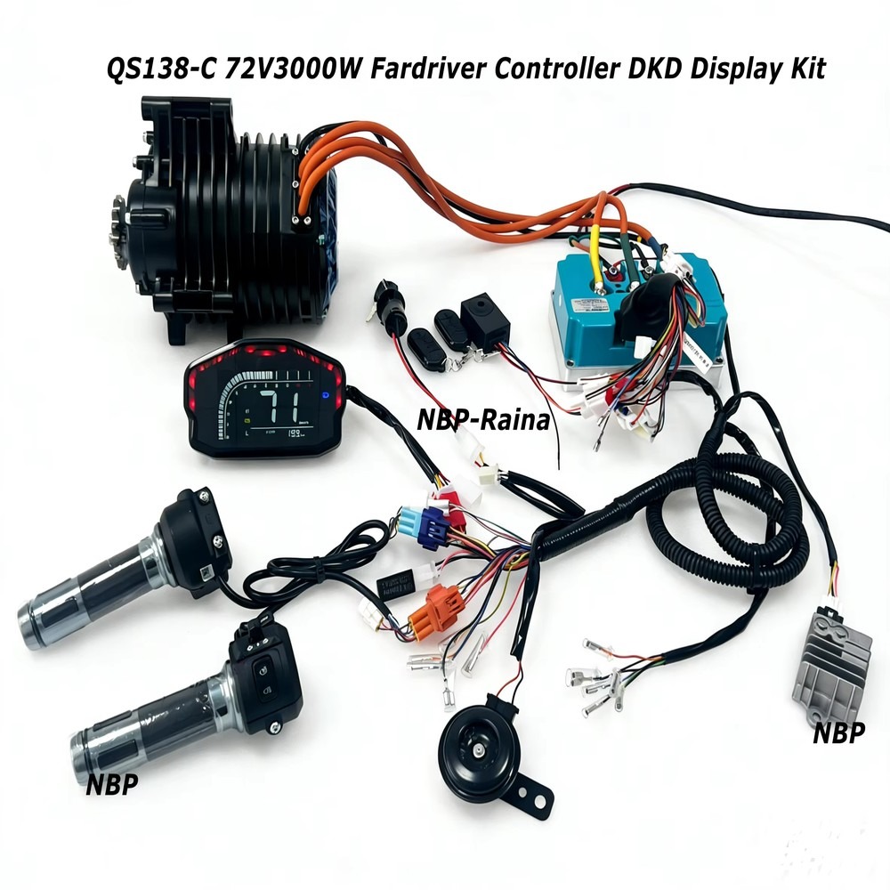 72V 3000W Mid Drive Motor Kit  - Mid Drive Motor Kit 72V 3000W 评论和价格